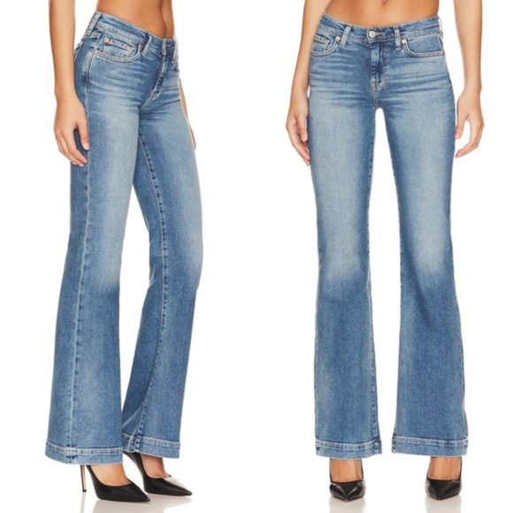 NEW 7 For All Mankind Dojo Original Trouser Jean Lyme 29 - Picture 1 of 17